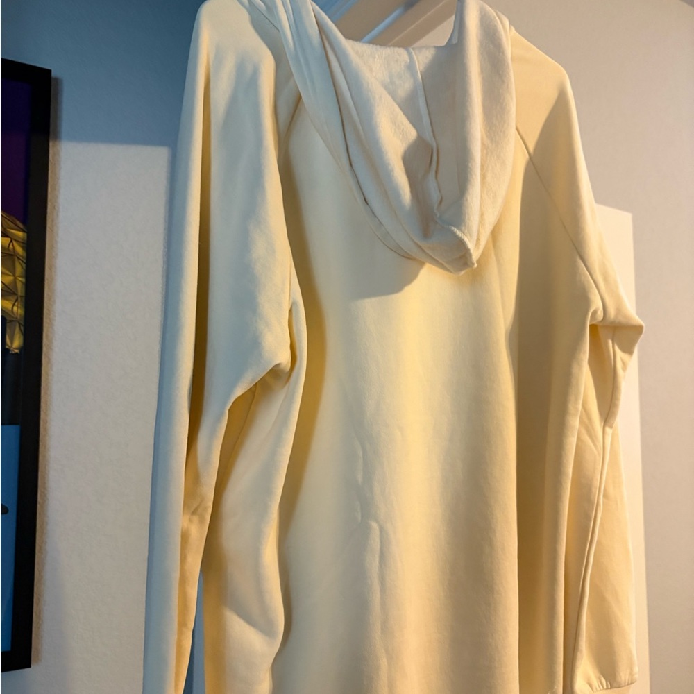 Cream Hooded Sweatshirt